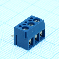 DG340R-3.81-03P-12-00A(H) Винтовой клеммный блок с защитой провода, 3 контакта. Серия DG340R-3.81 Degson pe318298 фото