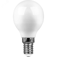 Лампа светодиодная LED 13вт Е14 дневной матовый шар 55159 Feron pe801883 фото