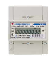 Счетчик CE101 R5 145 1ф 5-60А класс точн. 1.0 1 тариф. 101001003009471 Энергомера pe544859 фото