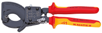 Кабелерез с трещоткой VDE, O 32 мм (240 мм2, MCM 500), длина 250 мм KN-9536250 Knipex pe808027 фото