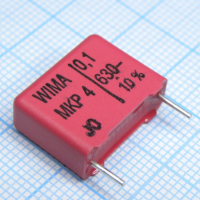 MKP4J031004D00KSSD Конденсатор металлоплёночный полипропиленовый 0,1мкФ ±10% 630В (18 X 7 X 14мм) p=15мм 100°C WIMA pe362843 фото