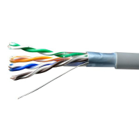 Кабель витая пара F/UTP кат.5E 4х2х24AWG solid Cu LSZH нг(А)-HF In. Standard (м) 01-1023-1 SUPRLAN pe577115 фото
