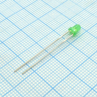 L-1154GD Светодиод 3мм/зеленый/568нм/8-15мкд/60° Kingbright pe5468 фото