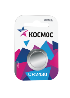 Элемент питания литиевый CR2430 1хBL (блист.1шт) KOCR24301BL Космос pe583260 фото