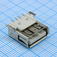L-KLS1-181E-W-R Разъем USB тип А (розетка) угловой на плату (THT) KLS pe795997 фото