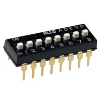 1825057-7 Переключатель DIP 8 групп 24В 0,1А, 2.54mm TE Connectivity pe321117 фото