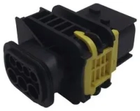 1-1703648-1 Корпус разъёма штыревой 7-ми конт.(4+3) HDSCS MCP 1,5/2,8 ., с сдвижным фиксатором. TE Connectivity pe795742 фото