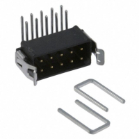 M80-8511042 Connector Header Through Hole, Right Angle 10 position 0.079