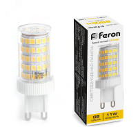 Лампа светодиодная LED 11вт 230в G9 теплый капсульная 38149 Feron pe801888 фото