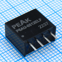 P6AU-0512ELF Преобразователь DC/DC на печатную плату 1Вт вход 4.5-5.5В выход: 12В/100мА PEAK pe347744 фото