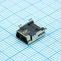 DS1104-BN0SRS Разъем Mini USB B розетка 5 контактов угловая на плату для поверхностного монтажа CONNFLY pe506720 фото