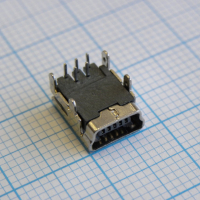 L-KLS1-229-5FA-B Разъем mini USB, розетка угловая KLS pe156513 фото