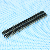 DS1029-04-2X40P8BVA10-B Штыревой соединитель, 2х40 шаг 2,54мм.,двухрядный (A=6.00мм, H=10.40мм, B=3.00мм) CONNFLY pe507745 фото