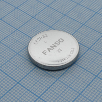 CR2032 Li, MnO2 батарея типоразмера R20, 3В, 0.22Ач, стандартная форма, -20...70 °C Fanso pe402786 фото