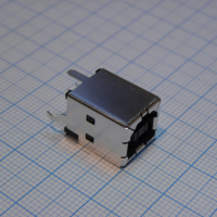 5788336-1 Разъем USB тип B, USB 2.0, розетка, 4 вывод(-ов), Монтаж в Сквозное Отверстие, Вертикальный TE Connectivity pe370018 фото