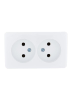 Розетка 2-м ОП Viola 16А IP20 без заземл. бел. 751-0200-128 Lezard pe556643 фото