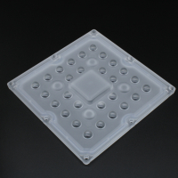 ALHB100D28LED60G Групповая линза на 28 светодиодов , диаграмма 60° , 100x100мм, PC ASAHI OPTICS pe820067 фото