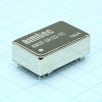 AM3T-2412D-VZ DC/DC, 3Вт, вход 18…36В, выход ±12В/±0.125А, изоляция 1500В DC, КПД 82%, максимальная емкостная нагрузка не более ±220мкФ, DIP24, 31.75x20.32x10.16мм, -40…85°C, металл AIMTEC pe307811 фото