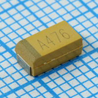 CA45-C010K476T Конденсатор танталовый твердотельный SMD типоразмер 2312, 10 В, 47 мкФ ±10%, 125°C XIANGYEE pe604516 фото