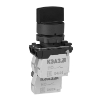 Переключатель КПЕ1610Р-черный-1но+0нз-ручка-фикс-2поз-IP65- 332059 КЭАЗ pe804708 фото