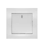 Переключатель проходной 1-кл. СП Бриллиант 10А IP20 бел. 7947373 UNIVersal pe554340 фото