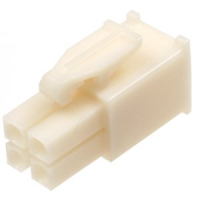 172338-1 Корпус разъема Серия Mini Universal MATE-N-LOK, Штекер, 4 вывод(-ов), 4.14 мм TE Connectivity pe320869 фото