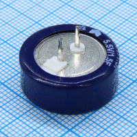 JGAC5R5D155Z050B Ионистор стандартный мини 5,5V, 1.5F, -25...+70°C, 1000h, 20.5x7.4mm, горизонтального исполнения JB Capacitors pe593254 фото