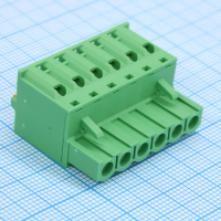 2EDGKD-5.0-06P-14-00A(H) Разъемный клеммный блок, 6 контактов. Серия 2EDGKD-5.0 Degson pe429671 фото