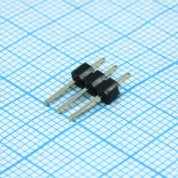 DS1021-1X3SF11-B Соединитель штыревой, вилка на плату однорядная прямая 3pin(1x3), шаг 2.54мм CONNFLY pe506727 фото