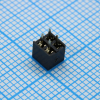 DS1026-06-2X2S8BV Гнездо на плату 2x2 конт., шаг 2.00мм, высота 4.3мм ширина 4.1мм, позолоч. CONNFLY pe391271 фото