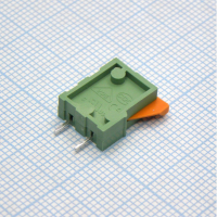 DG141V-2.54-01P-14-00A(H) Нажимной безвинтовой клеммный блок 1 контакт. Зажим типа торцевой контакт. Серия DG141V-2.54 Degson pe95336 фото