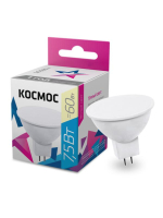 Лампа светодиодная JCDR 7.5Вт 220В GU5.3 3000К LkecLED7.5wJCDRC30 Космос pe575848 фото