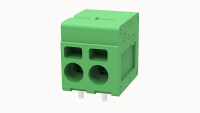 DG271R-5.0-02P-14-00A(H) Нажимной безвинтовой клеммный блок 2 контакта. Зажим типа зажимная клеть. Серия DG271R-5.0 Degson pe348265 фото