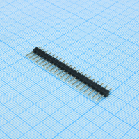 DS1021-1X20SF11-B Соединитель штыревой, вилка на плату однорядная прямая 20pin(1x20), шаг 2.54мм CONNFLY pe523369 фото