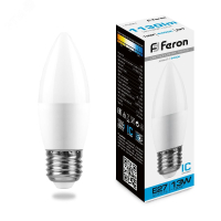 Лампа светодиодная LED 13вт E27 дневной матовая свеча 38112 Feron pe801898 фото