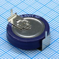 JGAH5R5D155Z200B Ионистор стандартный мини 5,5V, 1.5F, -25...+70°C, 1000h, 18.7x6mm, горизонтального исполнения JB Capacitors pe593259 фото