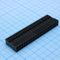 I-DS1071-SCB02X20 Корпус разъема, розетка на кабель, шаг 2,54мм, двухрядный 2х20 контактов, требуются контакты T-DS1071-SC600 CONNFLY pe522859 фото