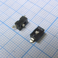 DM-01-V Движковый переключатель 1 группа SMD монтаж 2.54мм 25мА 24В DPT pe83052 фото