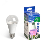 Лампа светодиодная LED 15вт Е27 для растений и рассады 38276 Feron pe801901 фото