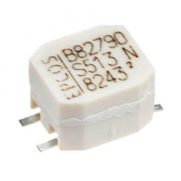 B82790C0513N201 2x51мкГн 0.5A Дроссель для подавления асимметричной интерференции / тороидальный сердечник 9x6x5.2мм 42VDC/80VAC SMD TDK-EPCOS pe73838 фото