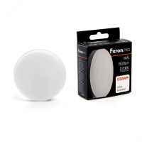 Лампа светодиодная LED 6вт GX53 теплый таблетка Feron.PRO 38199 Feron pe802158 фото