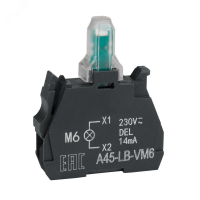 Световой блок OptiSignal D22 A45-LB-VM6 синий 230-240VAC ZBVM6 332211 КЭАЗ pe1012334 фото