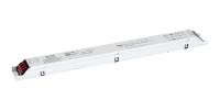 LDC-80B AC-DC, 80Вт, стабилизатор тока, вход 180…295В AC, 47…63Гц, выход 700…2100мA/27…56В, ККМ, изоляция 3750В AC, в кожухе 360х30х21мм, -25…+80°С, NTC вход, димминг 0…10В и ШИМ Mean Well pe369518 фото