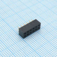 DS1026-05-2X6S8BV Гнездо на плату 2x6 конт., шаг 2.00мм, высота 4.3мм, позолоч. CONNFLY pe391278 фото
