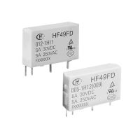 HF49FD/012-1H11TF Реле силовое катушка 12В 5A один контакт на замыкание HONGFA pe852079 фото