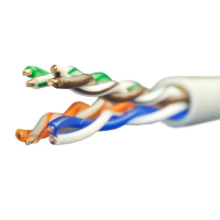 Кабель витая пара U/UTP кат.5E 4х2х24AWG solid Cu PVC Standart (м) 01-0328-9 SUPRLAN pe577135 фото