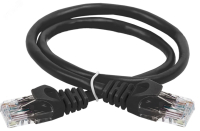 Патч-корд категории 5Е UTP LSZH 2м черный PC09-C5EUL-2M IEK pe974447 фото