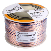 Кабель Stereo 2х2.5 BLUE LINE бухта (м) 01-6208-6 PROconnect pe659824 фото