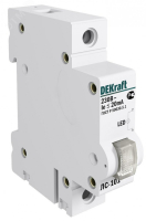 Лампа сигнальная DIN 1п белая LED ЛС-101 220В 18010DEK DEKraft pe824176 фото