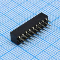 DS1026-05-2X9S8BV Гнездо на плату 2x9 конт., шаг 2.00мм, высота 4.3мм, позолоч. CONNFLY pe391280 фото